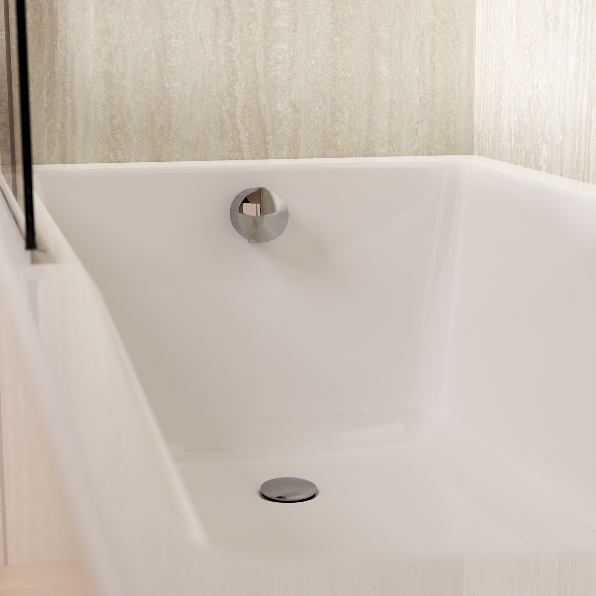 Bath Extended Pop Up Waste with Filler 90cm