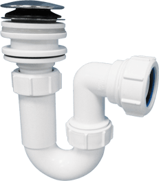 All in One Fast Fix Basin Clicker Waste with Tubular Trap