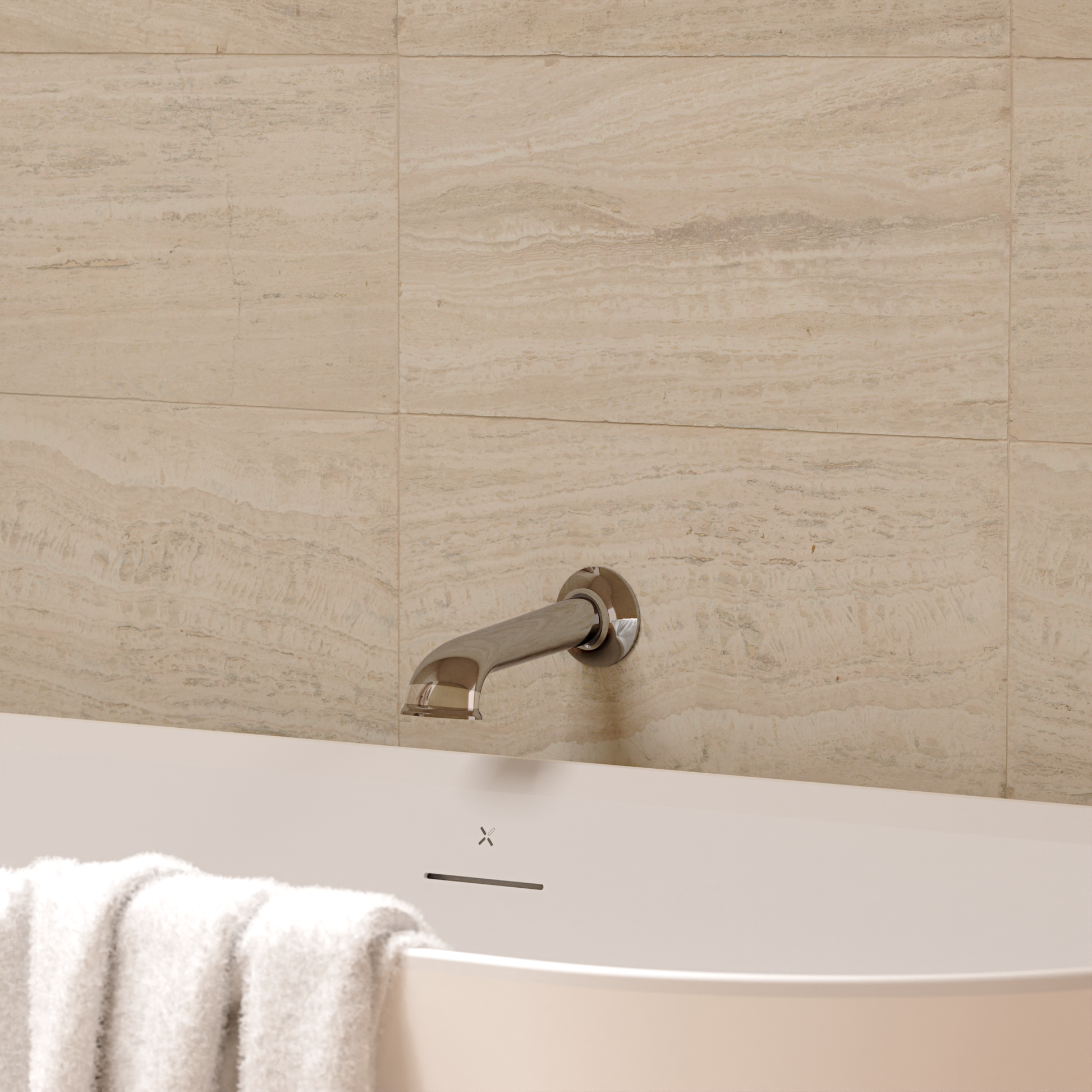 Belgravia Bath Spout Wall Mounted