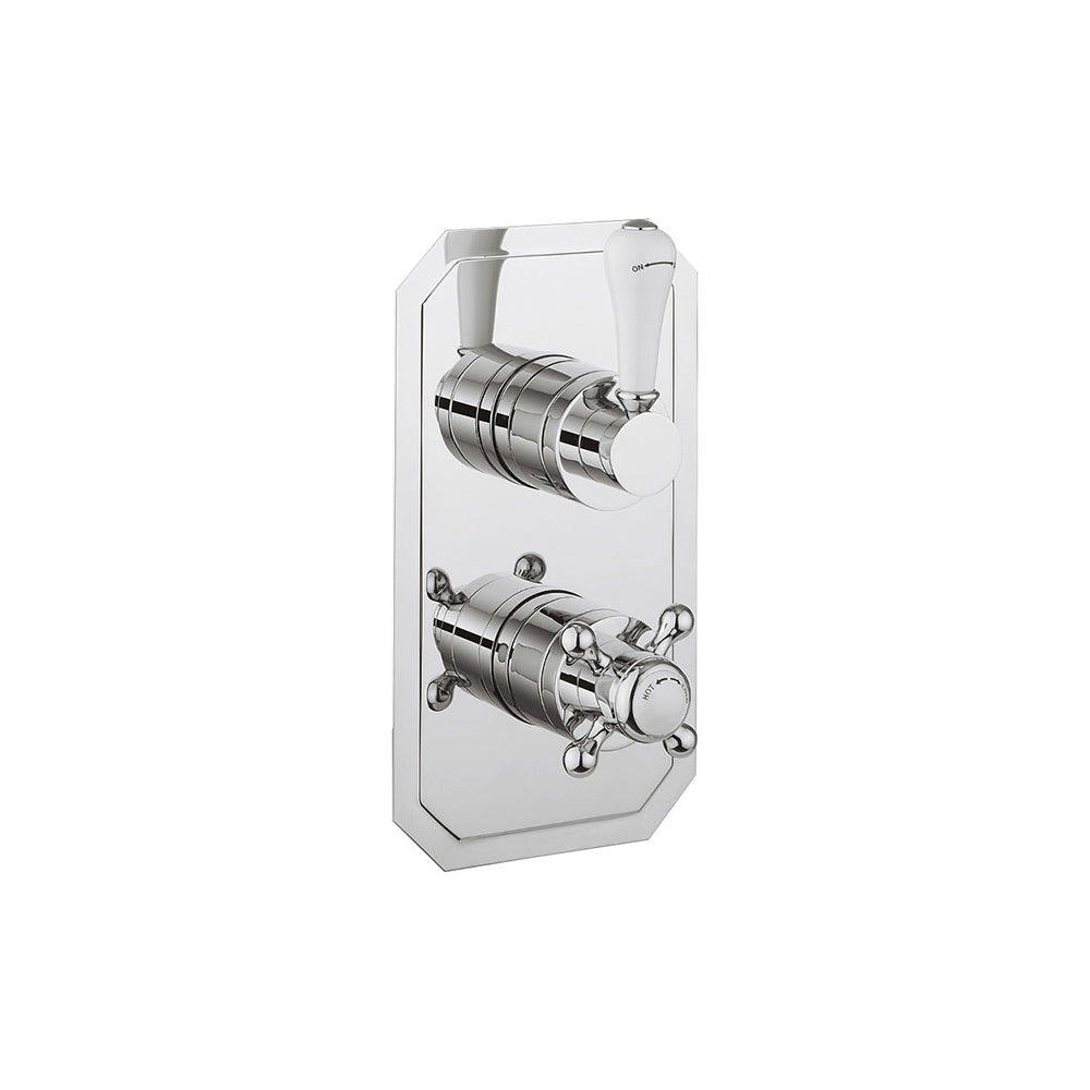 Belgravia 2 Handle Trimset (must be paired with WLBP1000RC_V2) Chrome White Lever