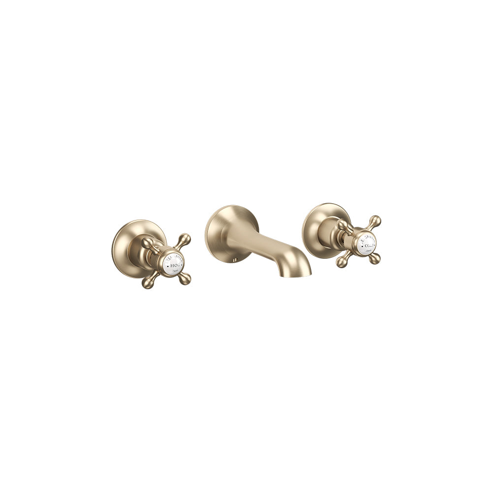 Belgravia Crosshead 3 Hole Basin Set
