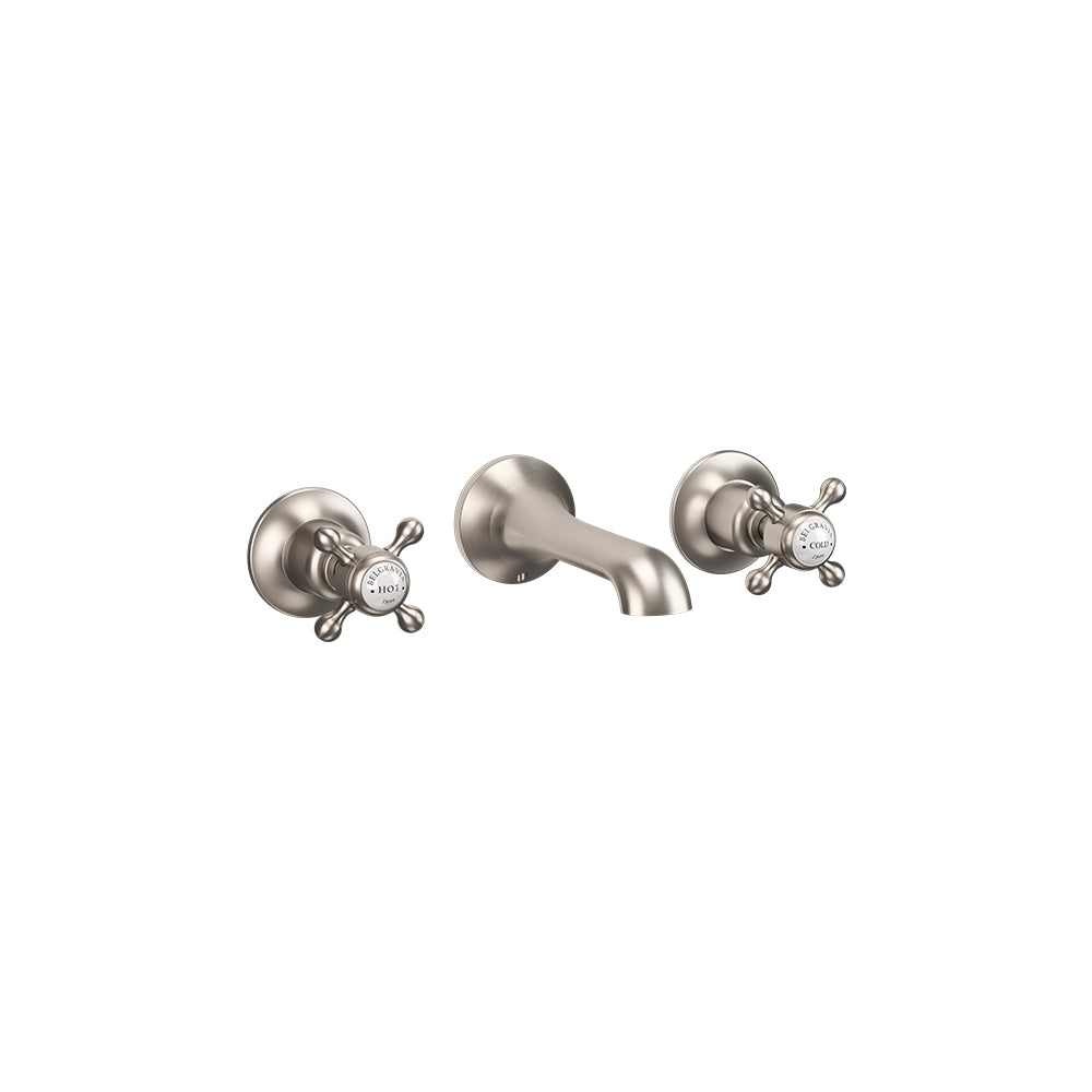 Belgravia Crosshead 3 Hole Basin Set