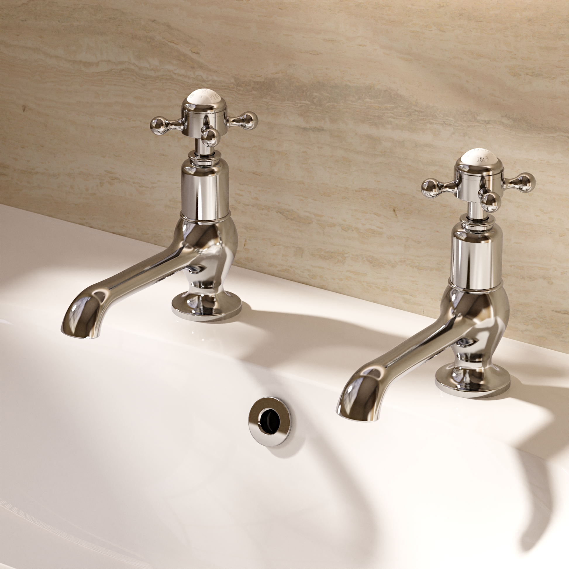 Belgravia Crosshead Long Nose Basin Tap