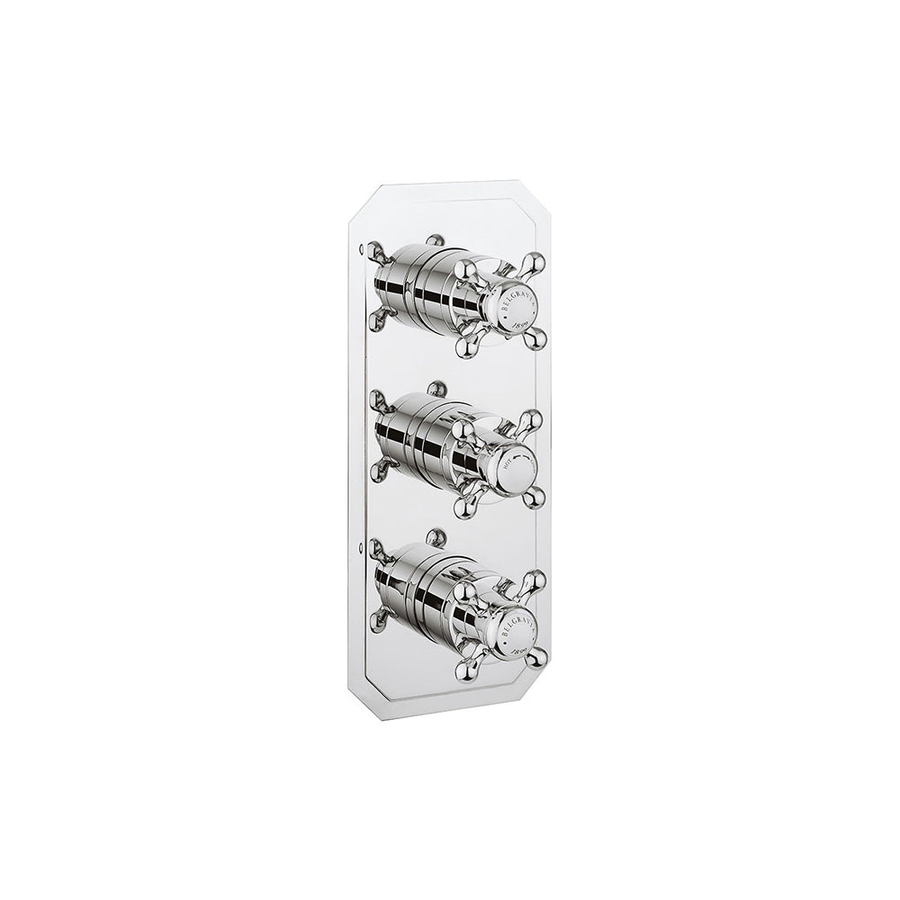 Belgravia 3 Handle Trimset (must be paired with WLBP2000RC_V2) Chrome Crosshead