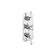 Belgravia 3 Handle Trimset (must be paired with WLBP3000RC_V2) Chrome White Lever