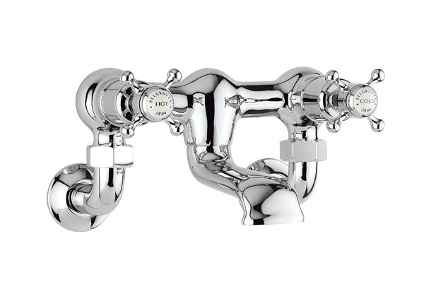Belgravia Crosshead Bath Filler Wall Mounted