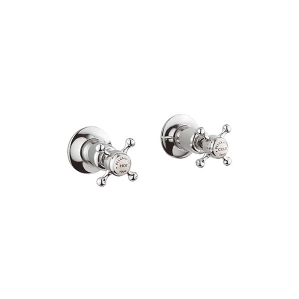 Belgravia Crosshead Wall Stop Taps