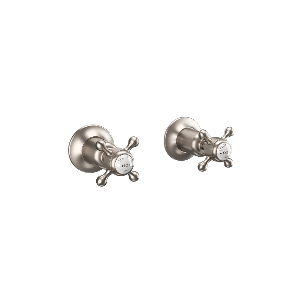 Belgravia Crosshead Wall Stop Taps
