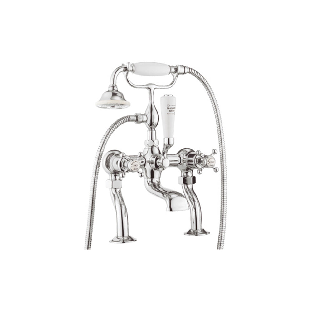Belgravia Crosshead Bath Shower Mixer Deck Mounted