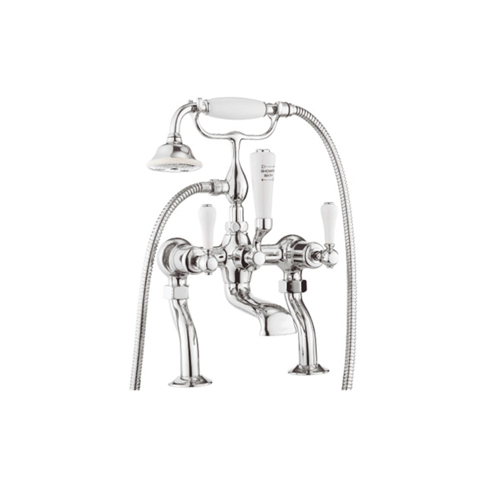 Belgravia Lever Bath Shower Mixer Deck Mounted
