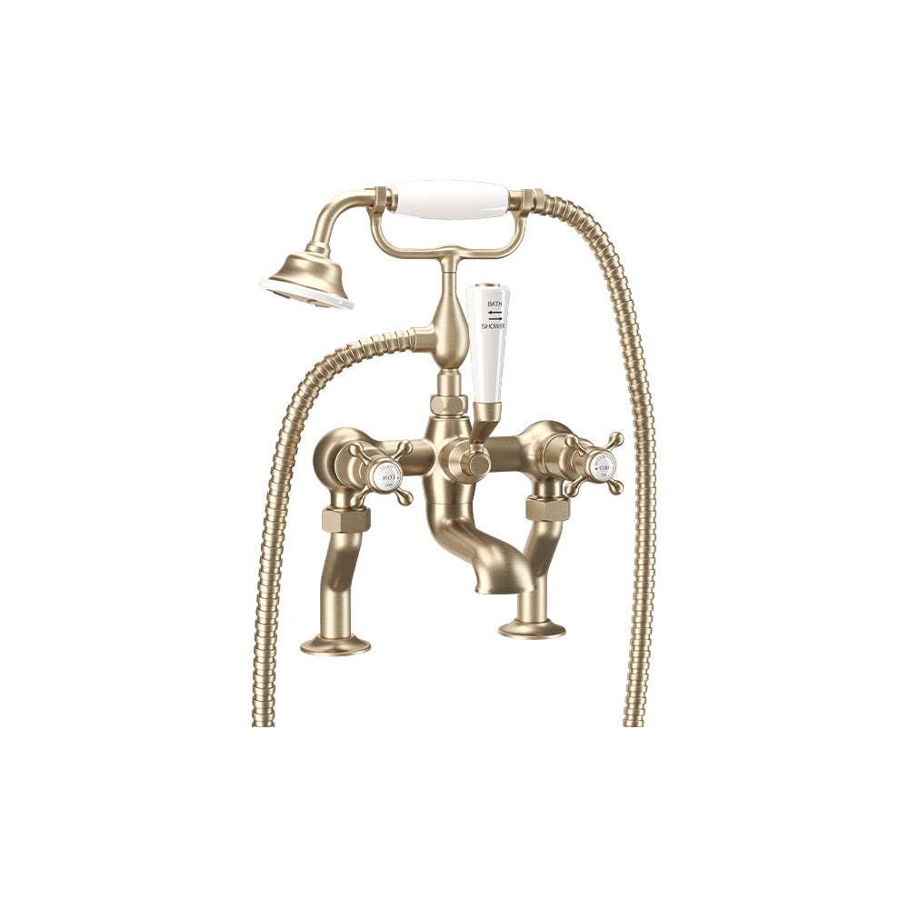 Belgravia Crosshead Bath Shower Mixer