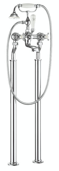 Belgravia Crosshead Bath Shower Mixer with Kit & Legs