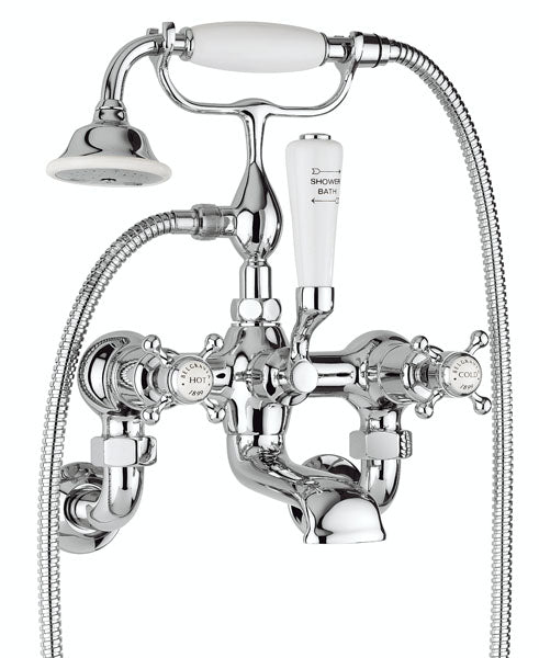 Belgravia Crosshead Bath Shower Mixer Wall Mounted