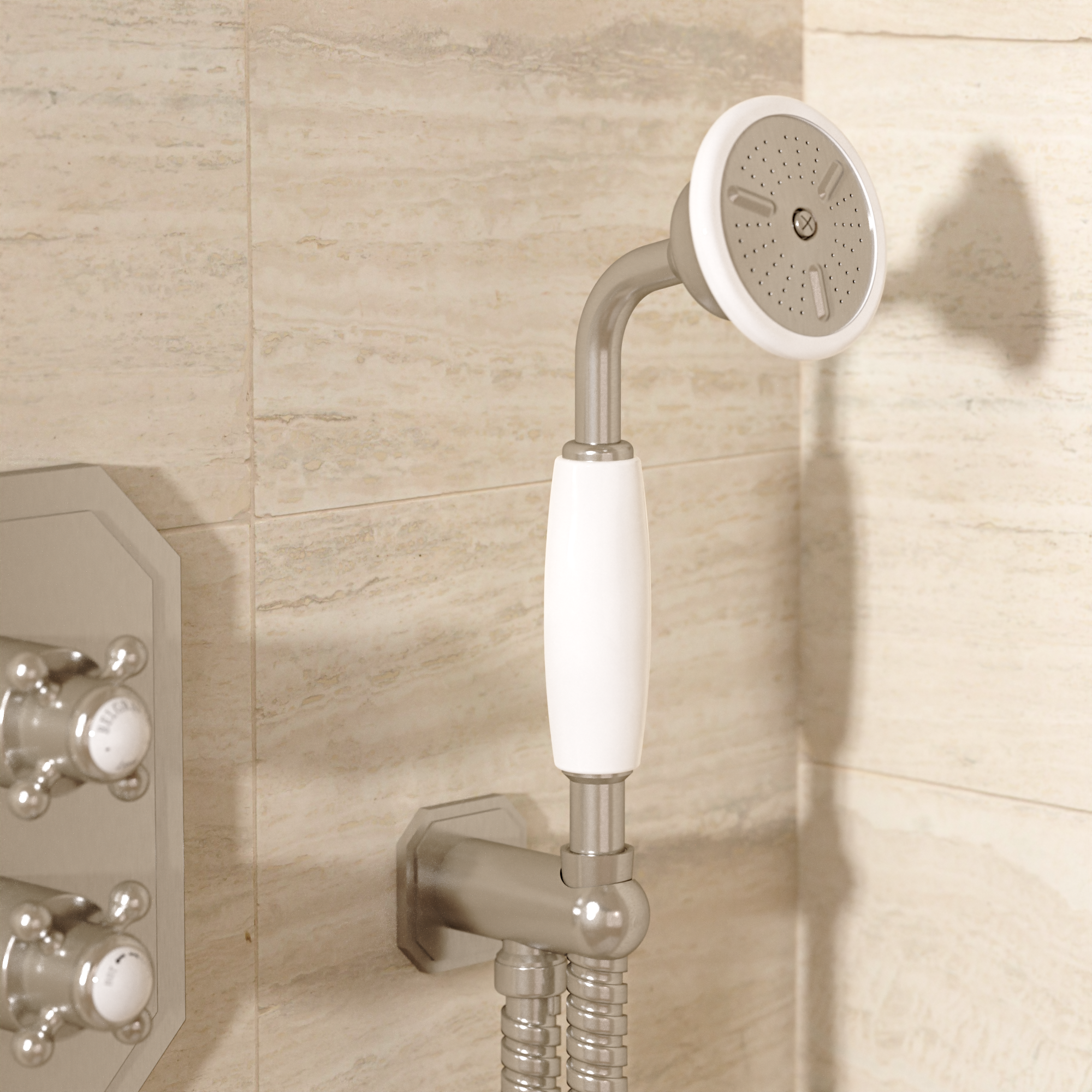 Belgravia Handset, Wall Outlet and Hose