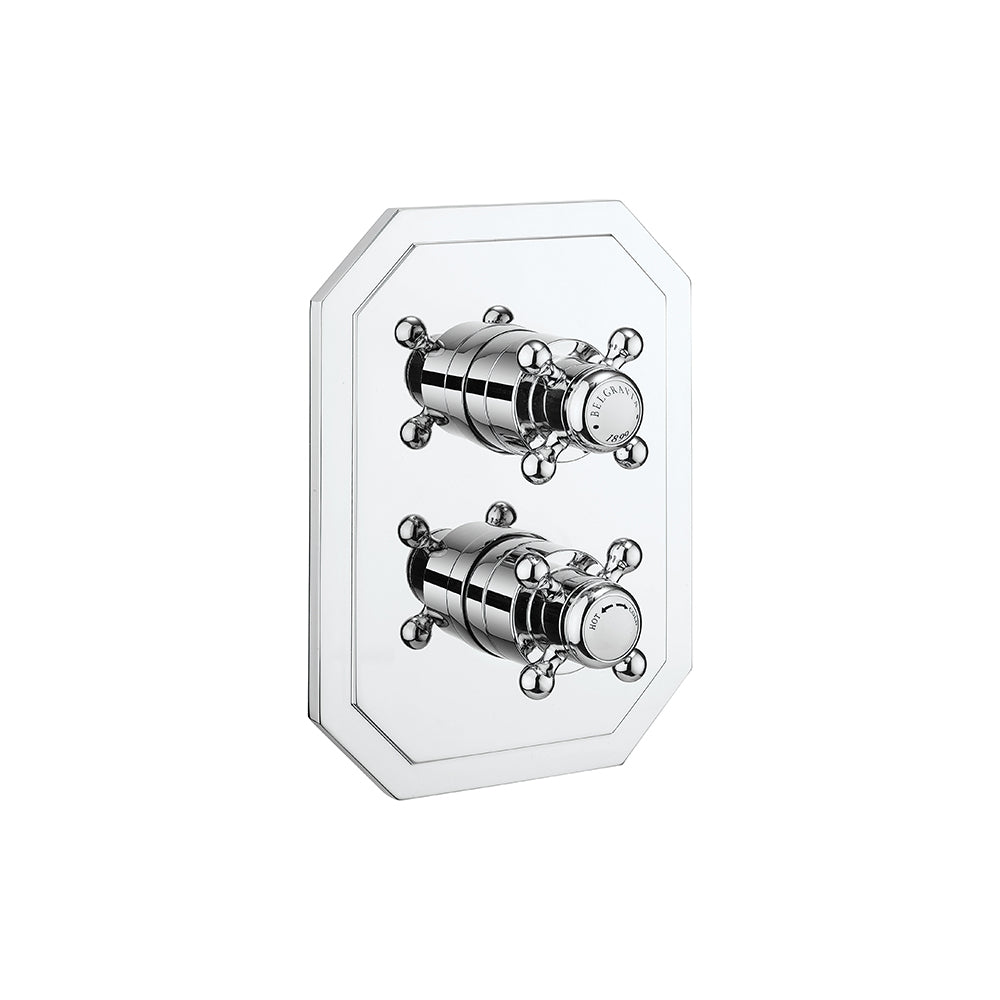 Crossbox Belgravia 2 Outlet Trim & Levers