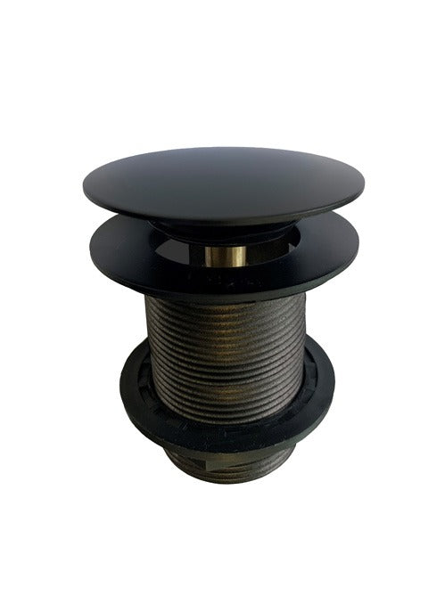 WASTE - Unslotted Bath Clic Clac - Matt Black