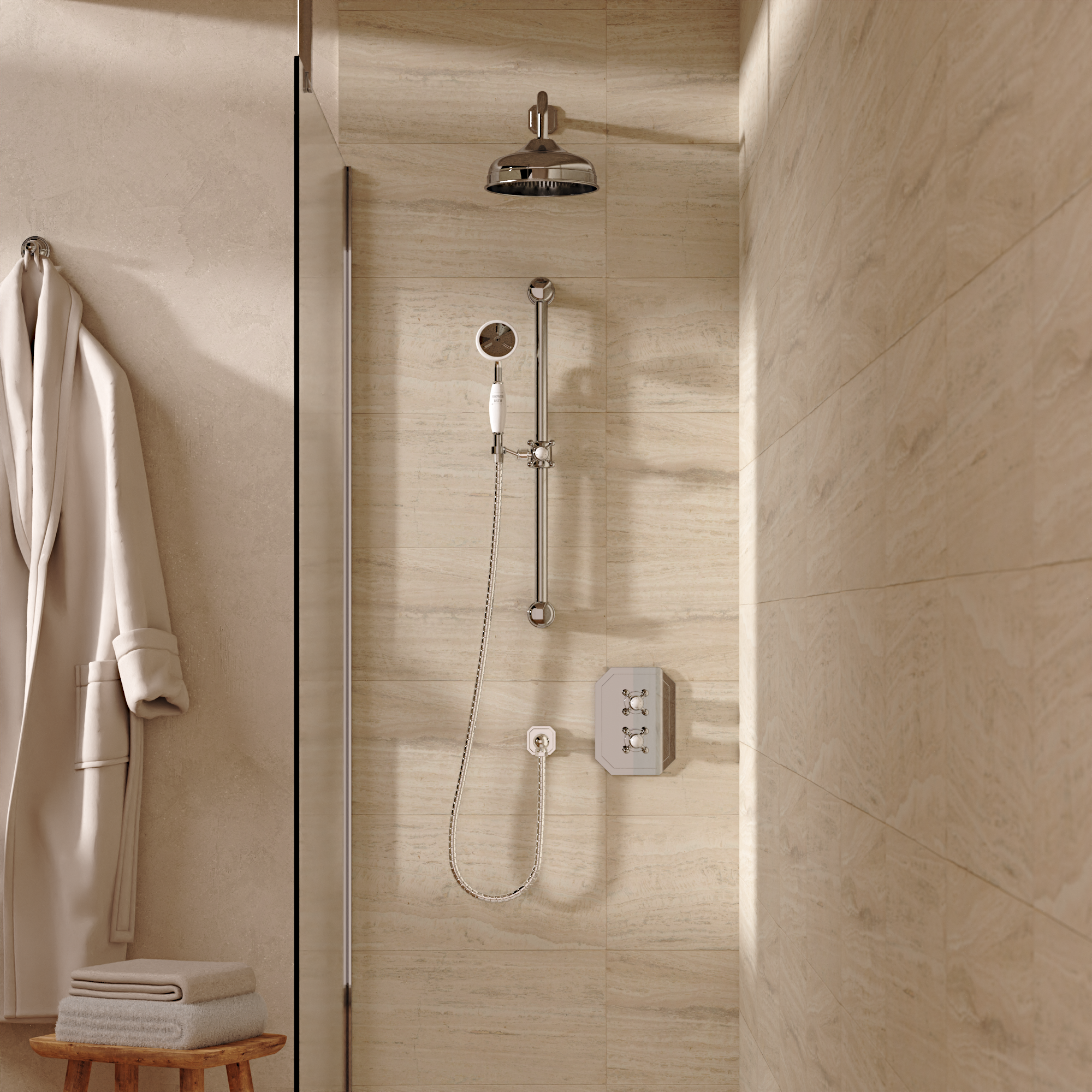 Belgravia Riser Only For Shower Height 900mm