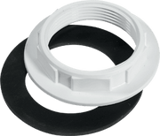 White Plastic Backnut