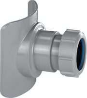 Grey Mechanical Soil Pipe Boss Connector