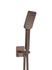 HIX SQUARE WATER OUTLET
 WITH HOLDER, HOSE AND HAND
 SHOWER