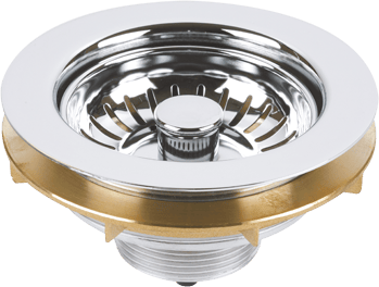 CP Brass Basket Strainer Waste – Clicker