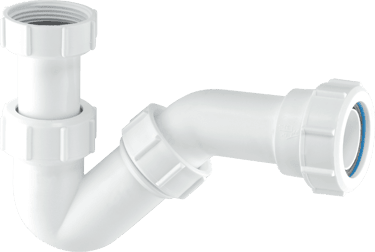 Adjustable Inlet Tubular Swivel ‘P’ Trap (19mm Seal)