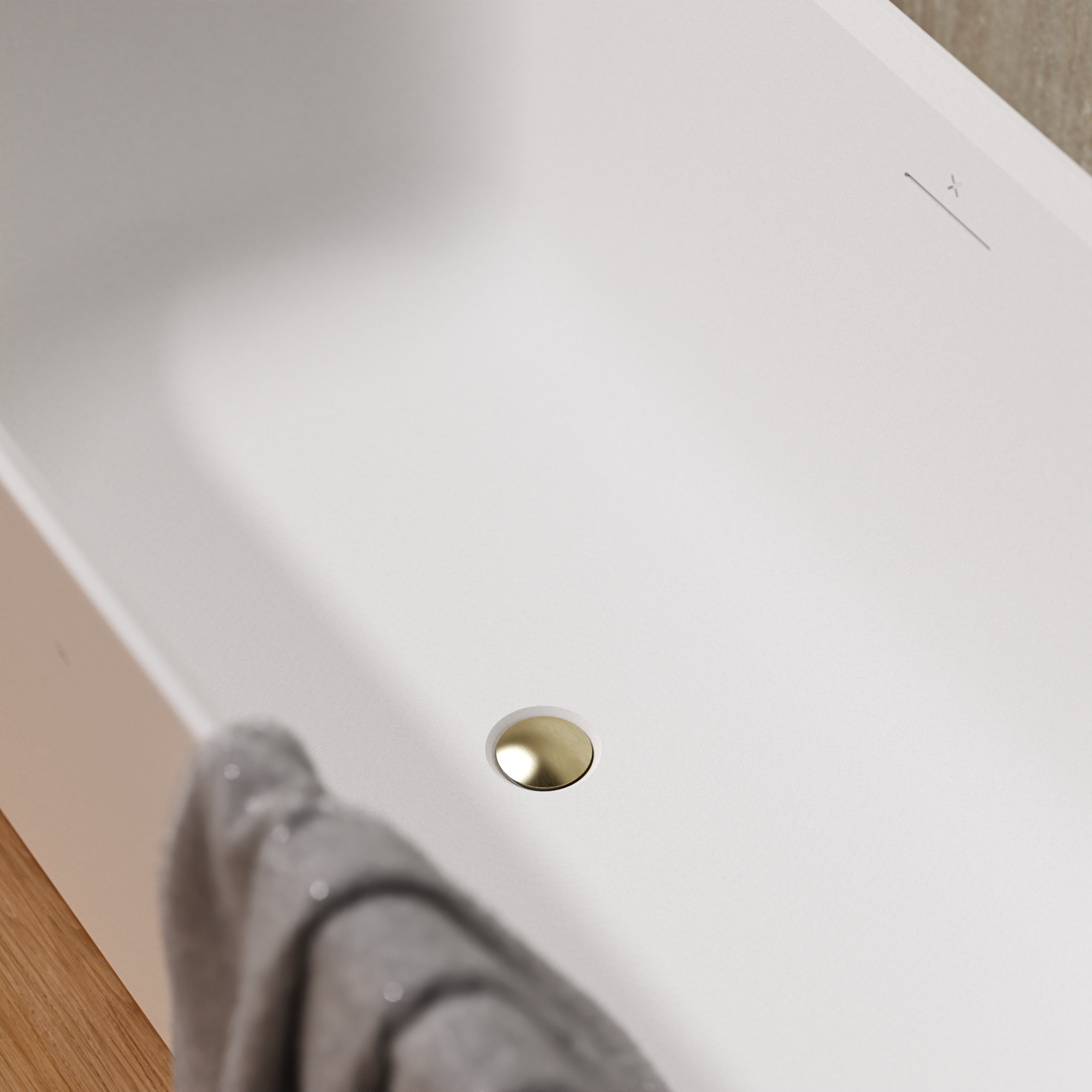 Freestanding Bath Slotted Click Clack