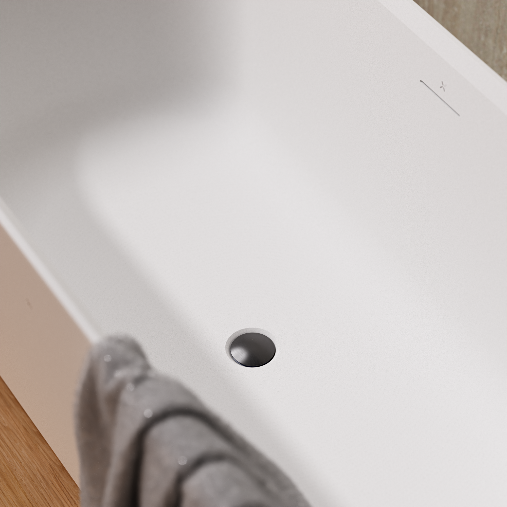 Freestanding Bath Slotted Click Clack
