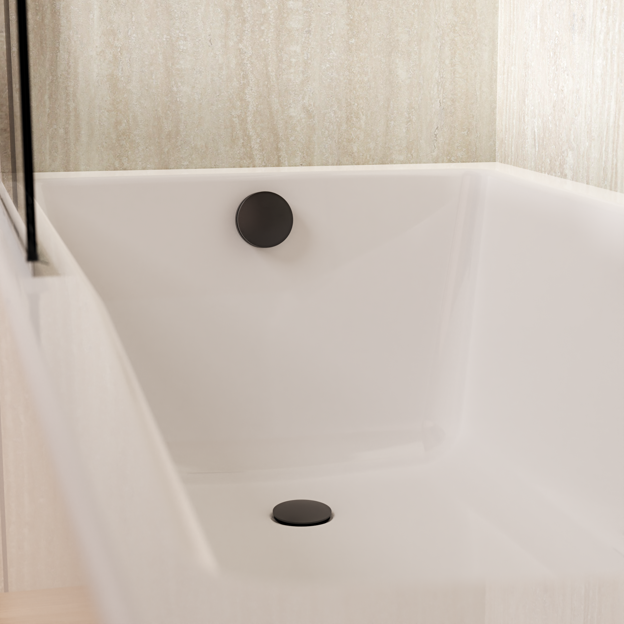 Bath Click Clack Waste Extended