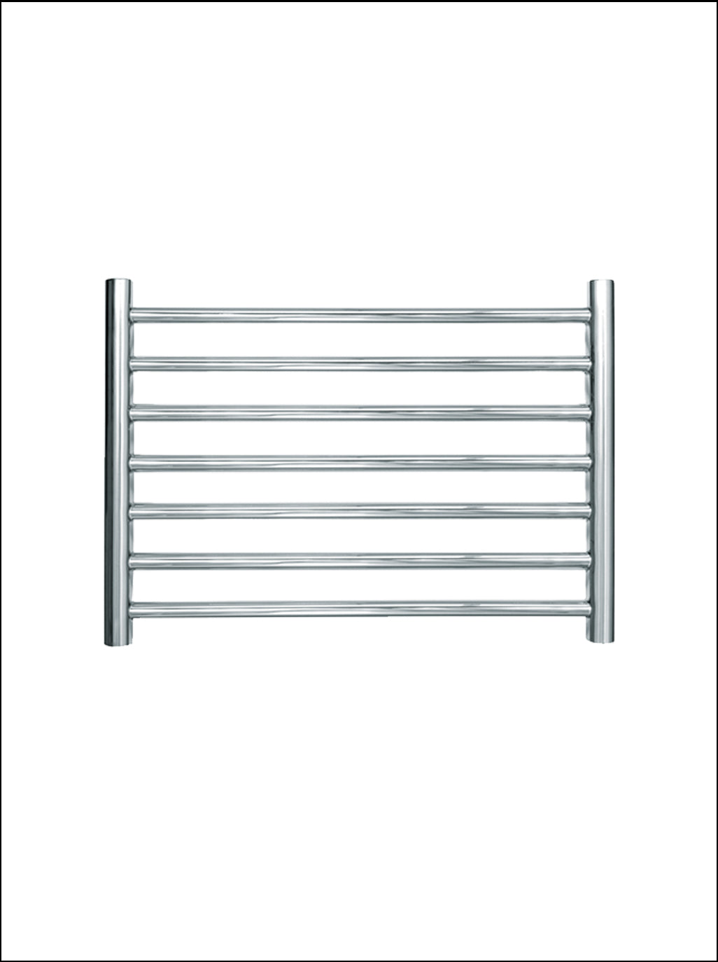 Buxted Flat Fronted Towel Rail 370x520mm