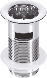 CP Plastic Backnut Basin Waste