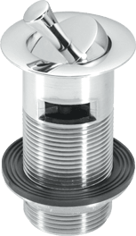 CP Brass Swivel Handle Basin Waste