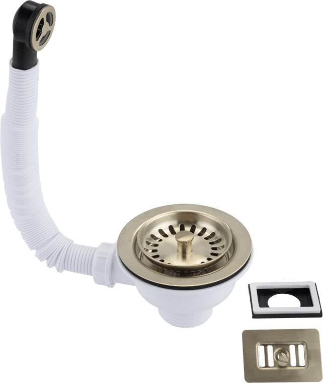 1½” Universal Basket Strainer Waste and Overflow