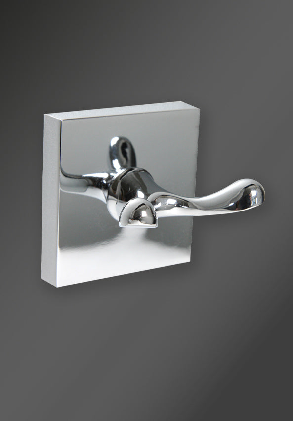 CUBE DOUBLE HOOK CHROME