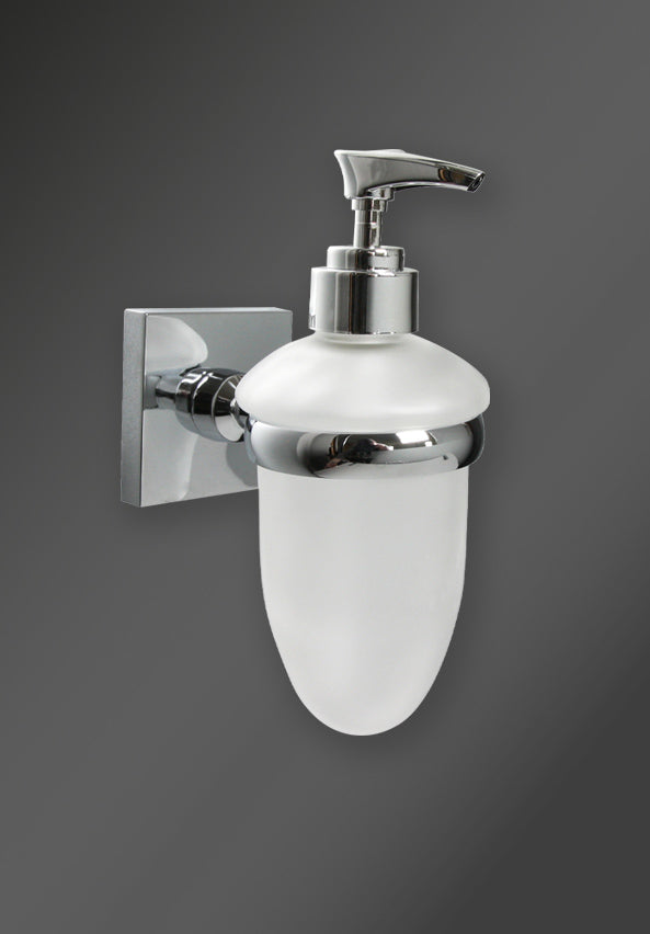 CUBE LOTION BOTTLE CHROME