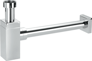 CP Brass Basin Kit with Square Bottle Trap