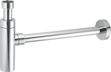 CP Brass Basin Kit with Cylindrical Bottle Trap