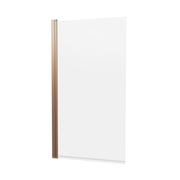 Clear 6 Hinged Bath Screen