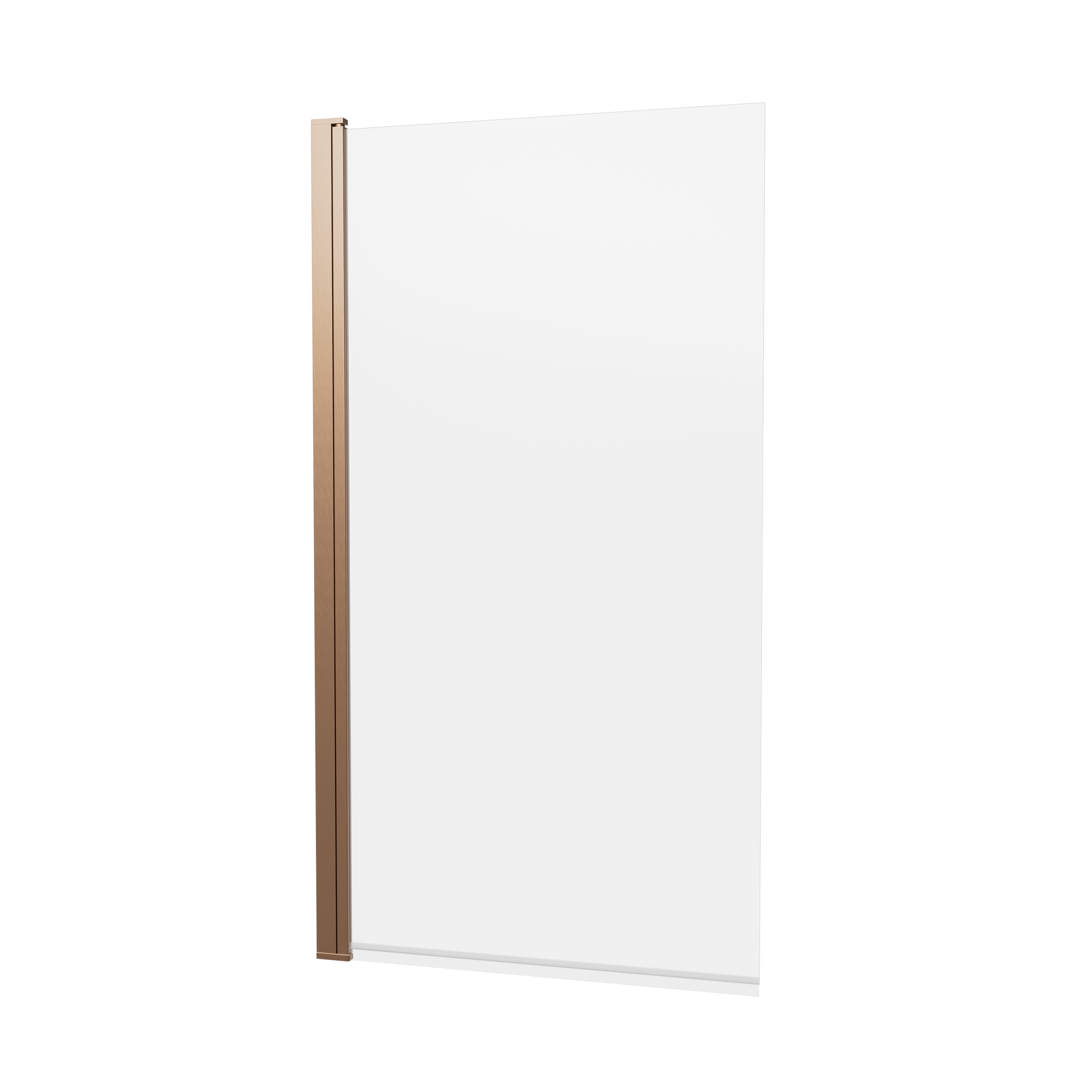 Clear 6 Hinged Bath Screen