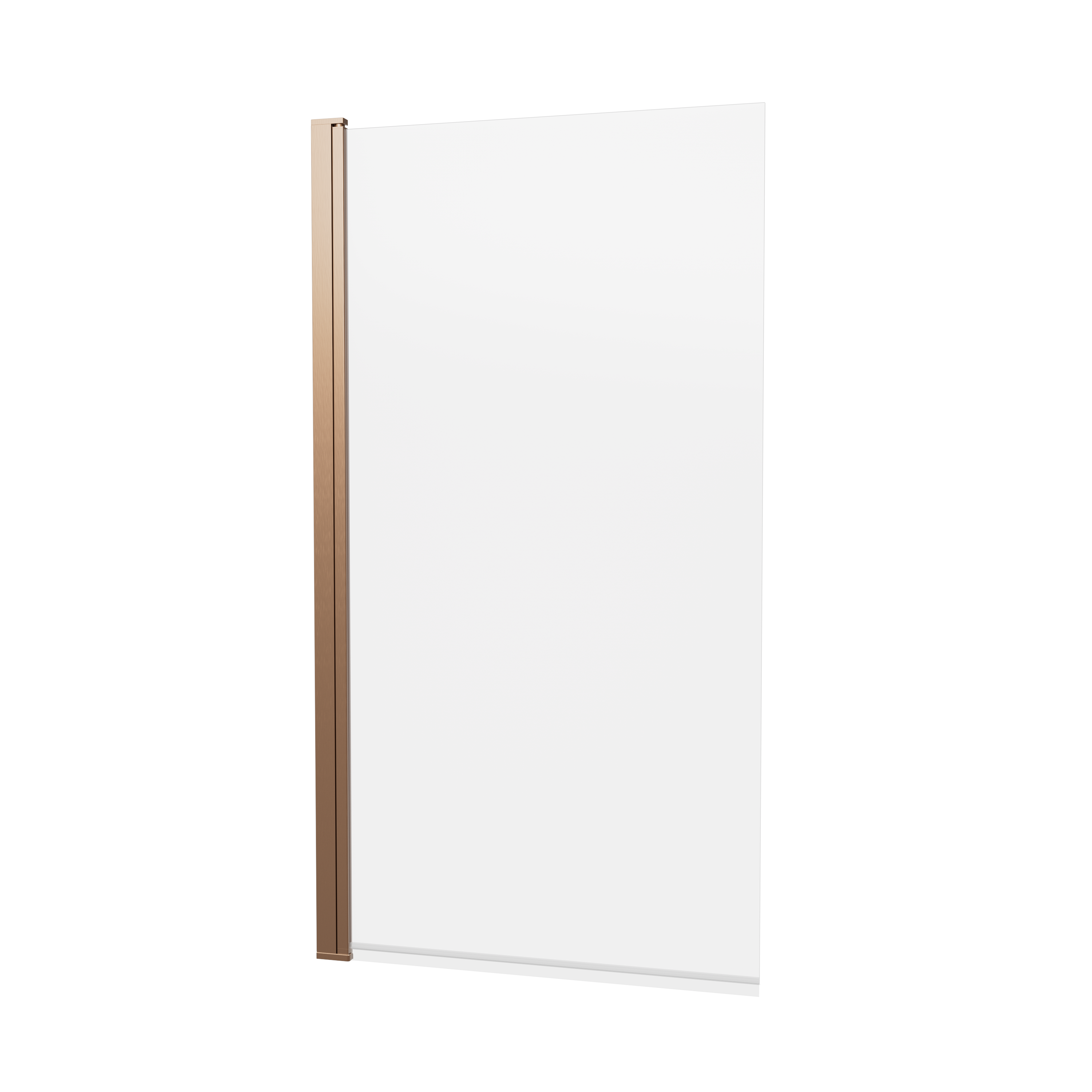 Clear 6 Hinged Bath Screen