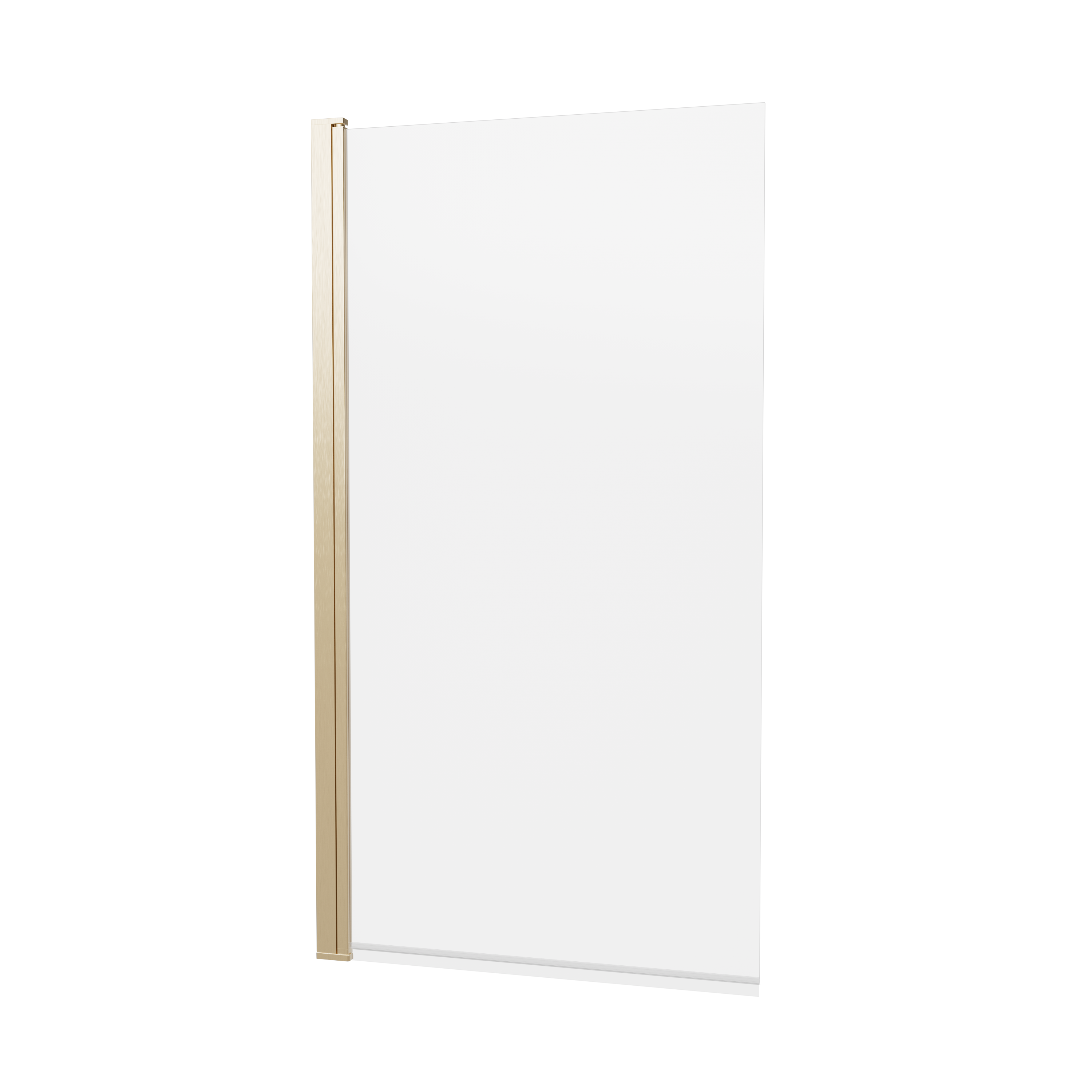 6mm Hinged Bath Screen