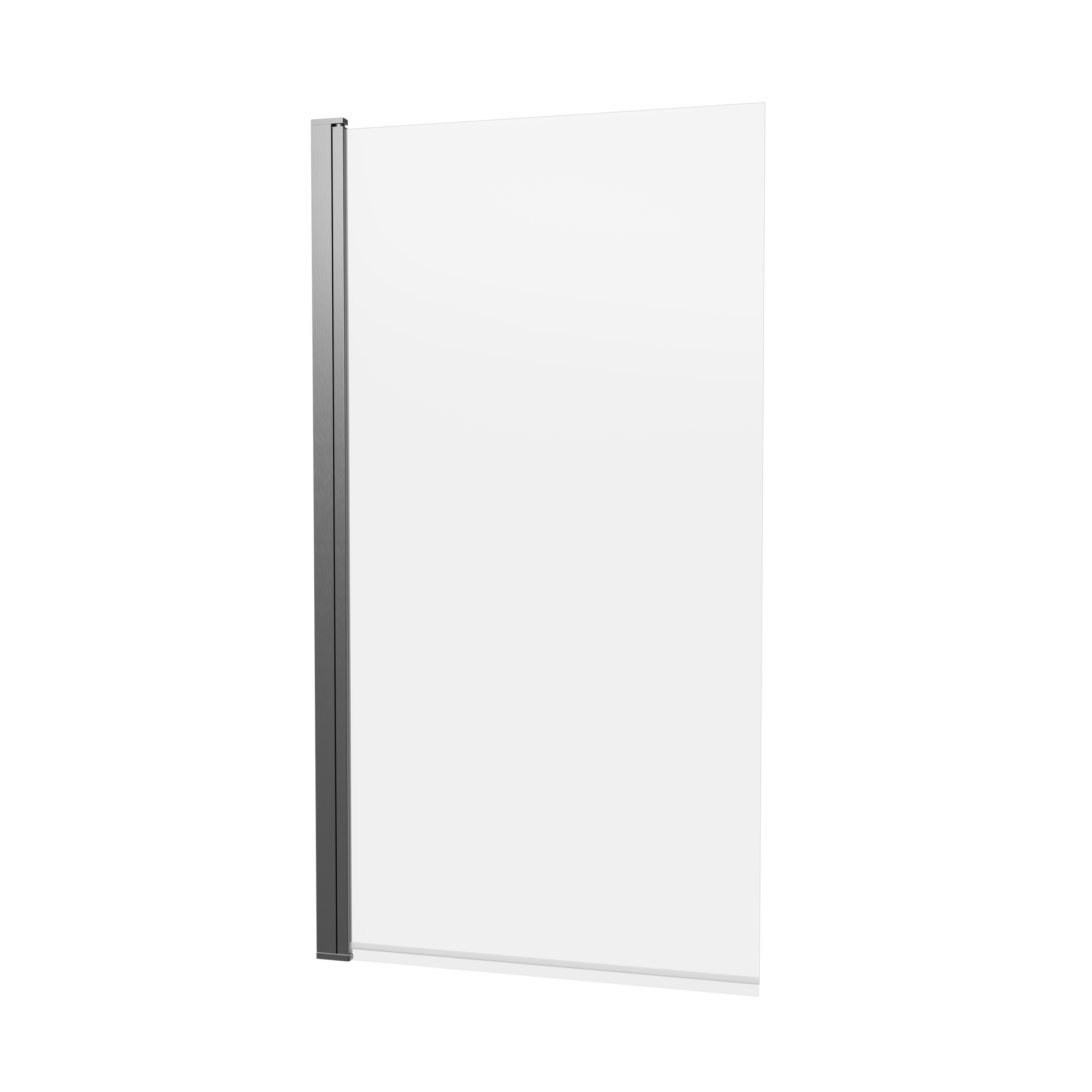 Clear 6 Hinged Bath Screen