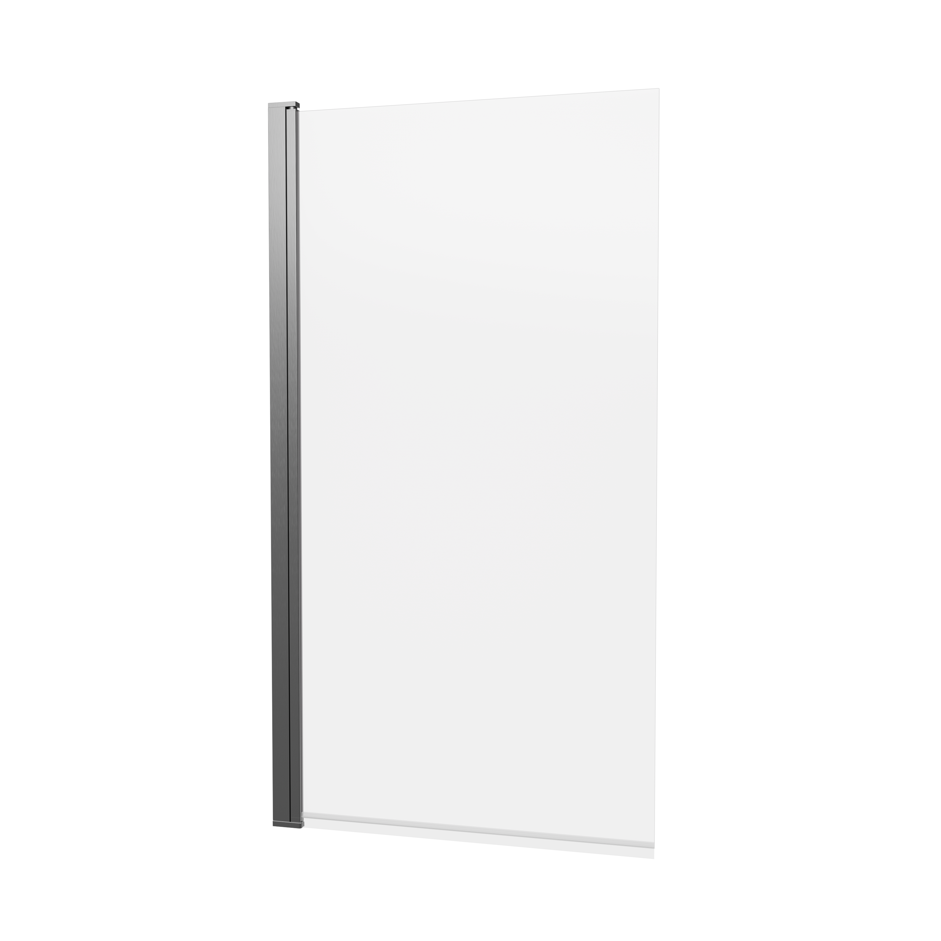 Clear 6 Hinged Bath Screen