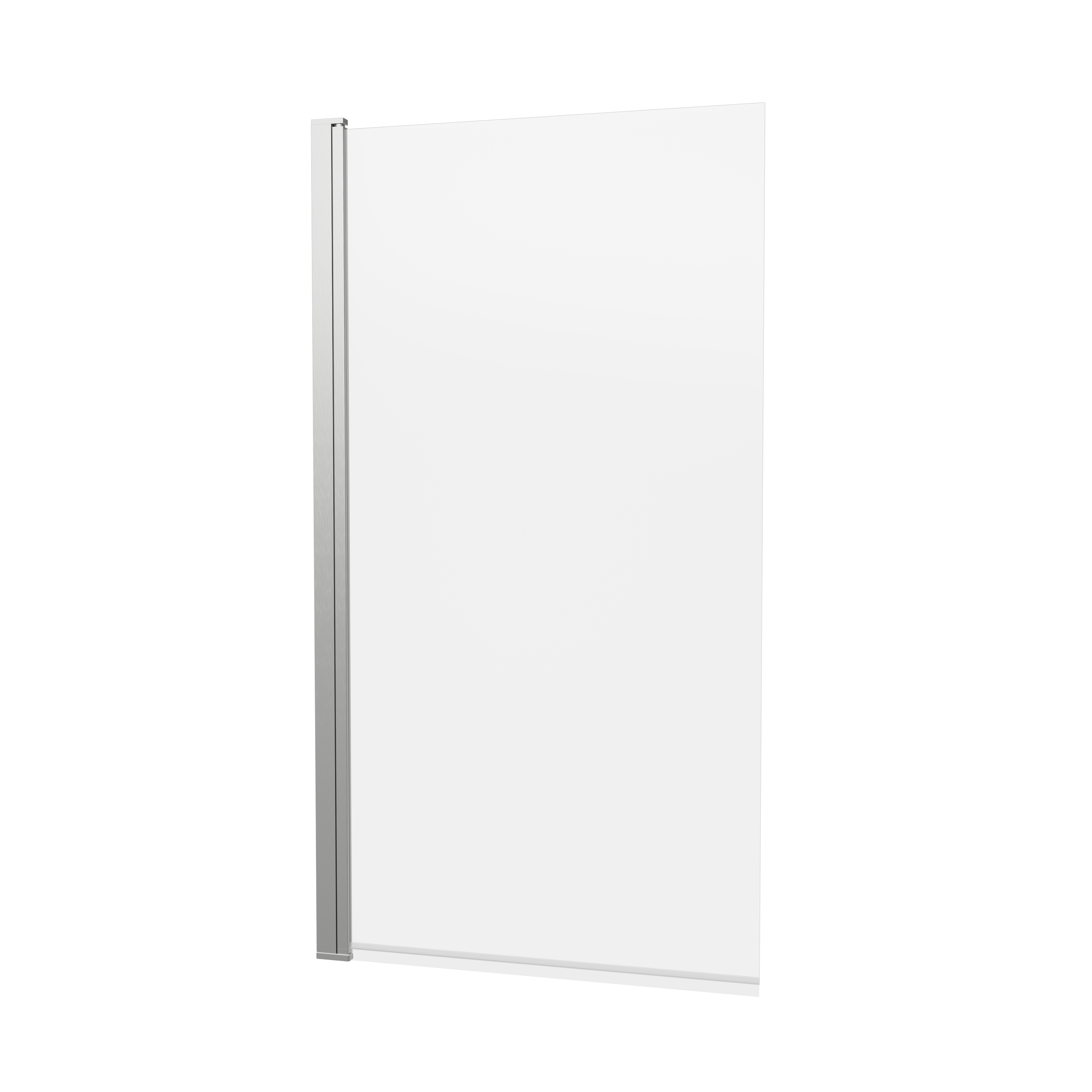 Clear 6 Hinged Bath Screen