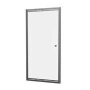 Crosswater Clear 6 Infold Door 900 with 800 Side Panel