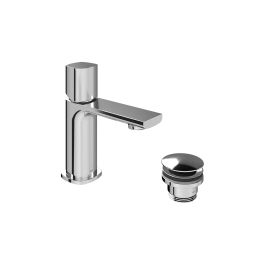 Cameo Leverless Mini Mono Basin Mixer for Low Pressure System + Universal Basin Waste Chrome