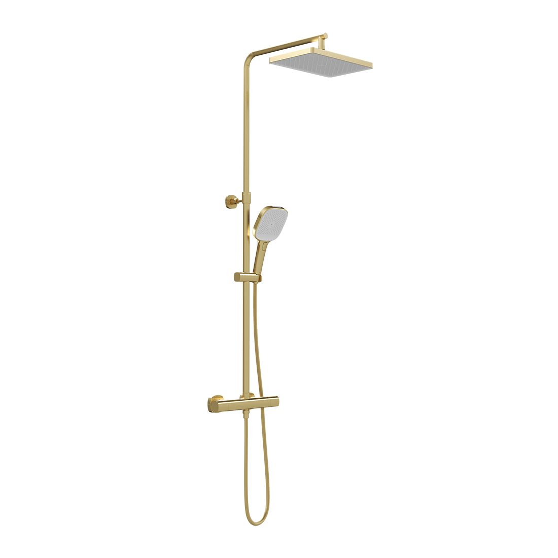 Cameo Wall Mounted Thermostatic Exposed Shower Column