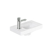 Cameo 400mm basin, mineral cast, left tap hole