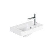 Cameo 400mm ceramic furniture basin, right tap hole