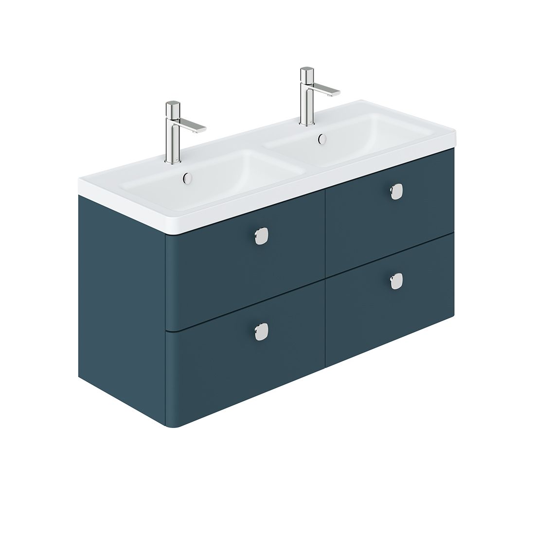 Cameo 1200mm vanity unit with 4 drawers